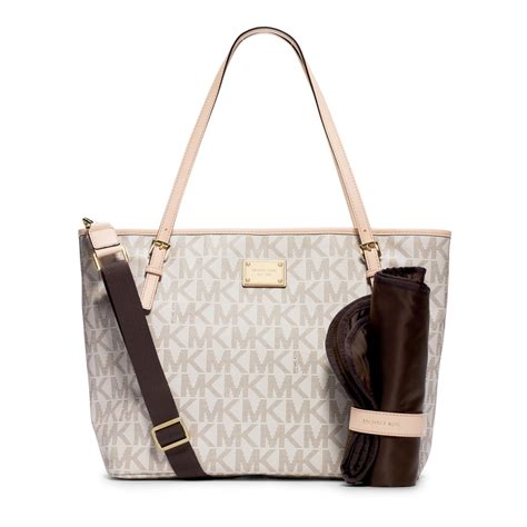 vanilla michael kors diaper bag|Michael Kors diaper bag clearance.